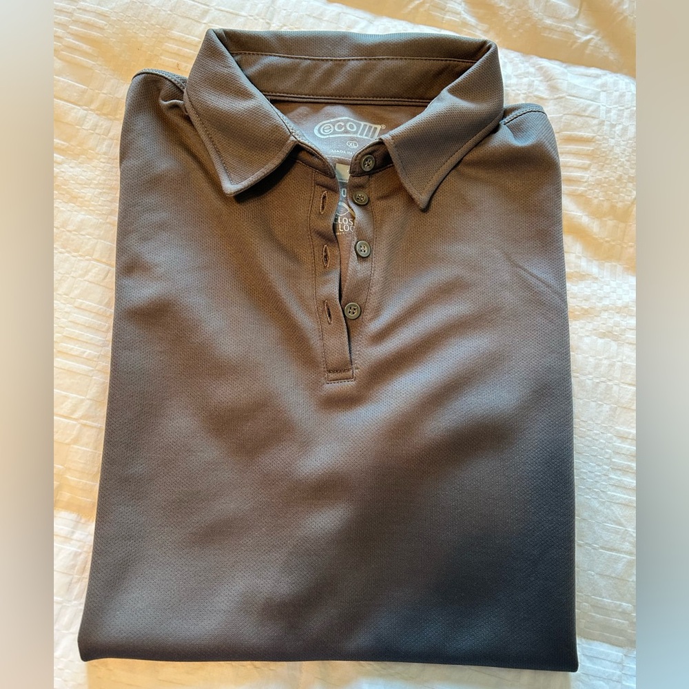 Eco short sleeve gray polo